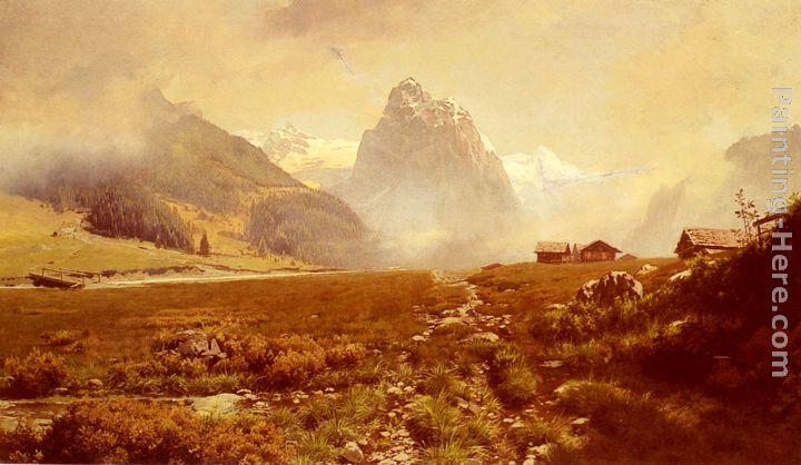 Frederick Judd Waugh The Swiss Alps